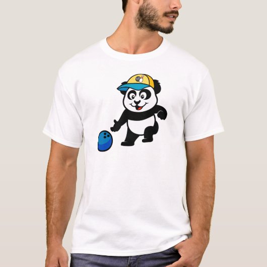 Bowling Panda T-shirt (Voorkant)