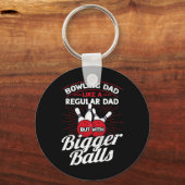 Bowling papa als een gewone vader, maar met groter sleutelhanger (Voorkant)