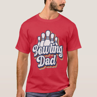 Bowling papa grappig  papa bowler vaders dag t-shirt