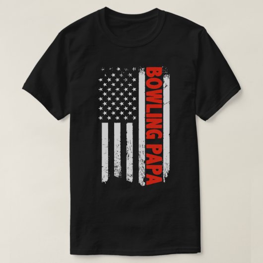 BOWLING PAPA T-SHIRT (Design voorkant)