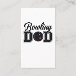 Bowling Papa Vintage Gravure Shirt Ontwerp_1 Visitekaartje