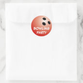 Bowling partij stickers (Tas)