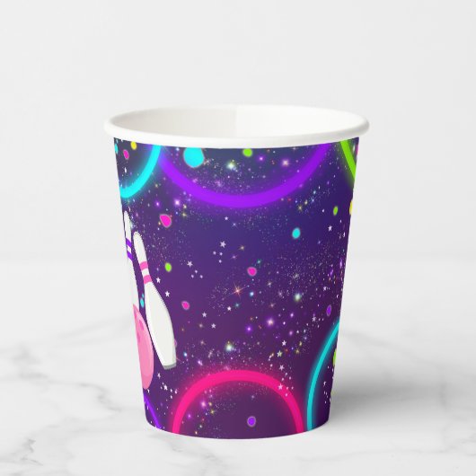 Bowling Party-bekertjes Tien pin Bowling-bekertjes Papieren Bekers (Links)