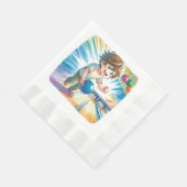 Bowling Party Boy's Anime Verjaardag Servet (Hoek)