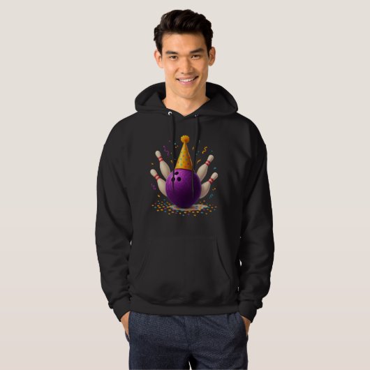 Bowling Party Celebration 🎳✨  Hoodie (Voorkant volledig)