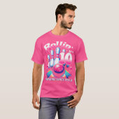Bowling Party Rollin' 10 Geweldige 2014 10e verjaa T-shirt (Voorkant volledig)