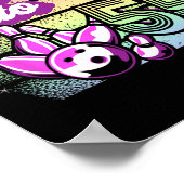 Bowling Party rolt naar 55 Bowling verjaardag Poster (Hoek)