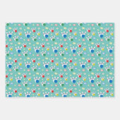 Bowling Patroon Inpakpapier Vel (Voorkant 3)