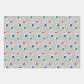 Bowling Patroon Inpakpapier Vel (Voorkant 2)