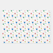 Bowling Patroon Inpakpapier Vel (Voorkant)
