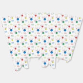 Bowling Patroon Popcorn Bedankdoosjes (Ongevouwen)