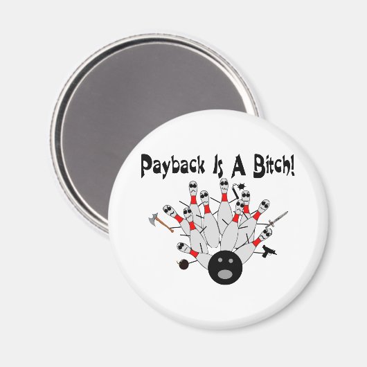 Bowling Payback Magneet (Voorkant / Achterkant)
