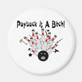 Bowling Payback Magneet (Voorkant)