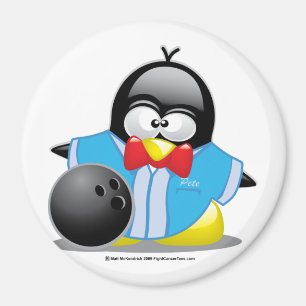 Bowling Penguin Magneet