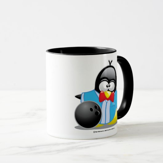 Bowling Penguin Mok (Voorkant rechts)
