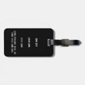 Bowling Perfection 300 Club Bowling Bag Label Bagagelabel (Achterkant horizontaal)