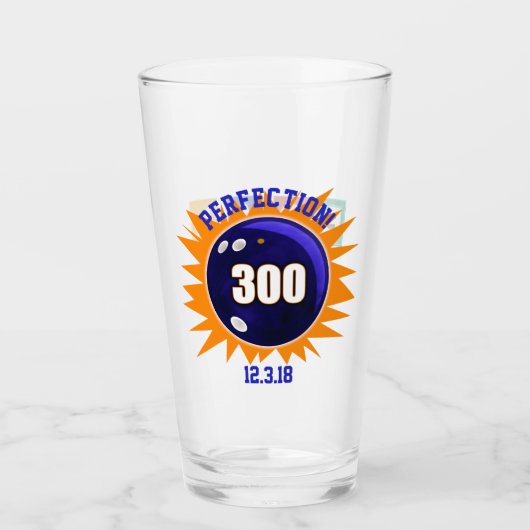 Bowling Perfection Glas (Voorkant)