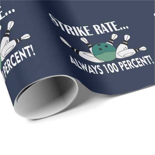 Bowling Pin Ball Strike Team Cadeaupapier (Rol Hoek)