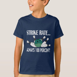 Bowling Pin Ball Strike Team Kids T-shirt