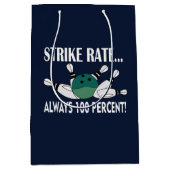 Bowling Pin Ball Strike Team Medium Cadeauzakje (Voorkant)