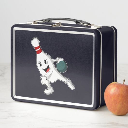 Bowling pin bij Bowling met Bowling ball (In situ)