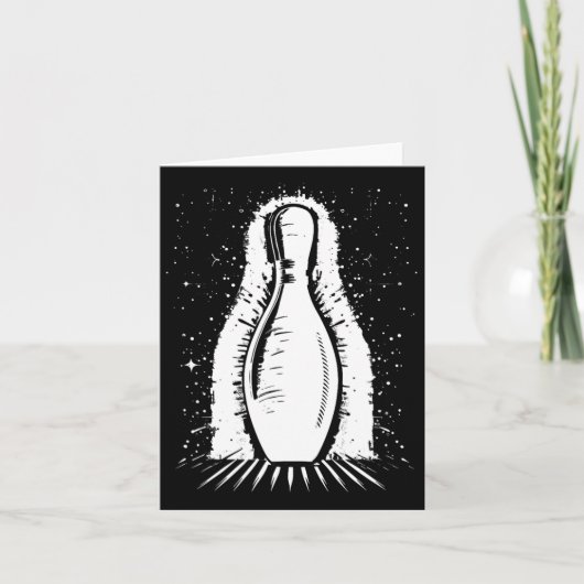 Bowling Pin Bowler Kaart (Voorkant)