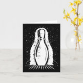 Bowling Pin Bowler Kaart (Gele Bloem)