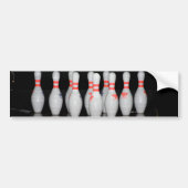 Bowling Pin Bumpersticker (Voorkant)