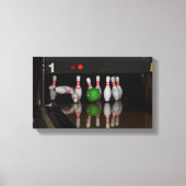Bowling Pin Canvas afdrukken (Voorkant)
