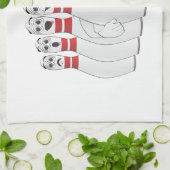 Bowling Pin Crying Handdoek Cartoon (Gevouwen)