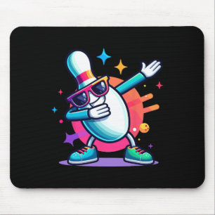 Bowling Pin Dabbing Sungles Bowler Player Kinder B Muismat
