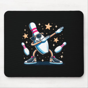 Bowling Pin Dabbing Sungles Bowler Player Kinder B Muismat