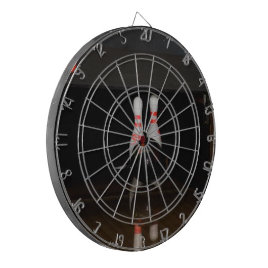 Bowling Pin Dart Board Dartbord (Voorkant Links)