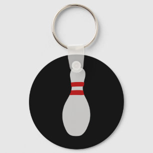 Bowling Pin Kostuum LL Tien-pins Alley Strike Rese Sleutelhanger