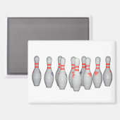 Bowling Pin Magneet (Voorkant / Achterkant)