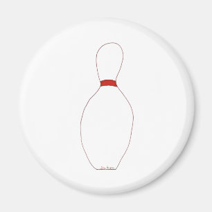 Bowling Pin Magnet