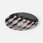 Bowling Pin Papieren Bordje (Gekanteld)