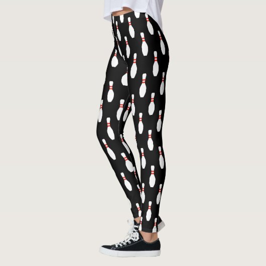 Bowling pin patroon leggings (Links)