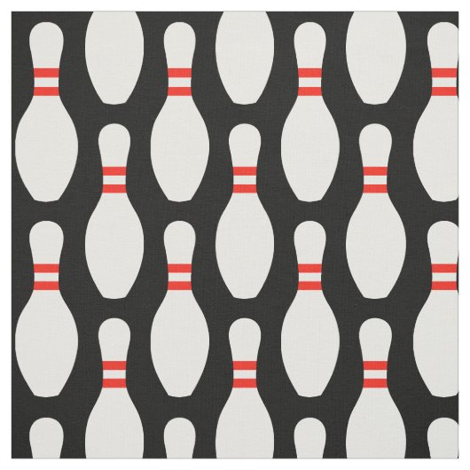 Bowling pin patroon stof voor DIY projecten (Swatch)