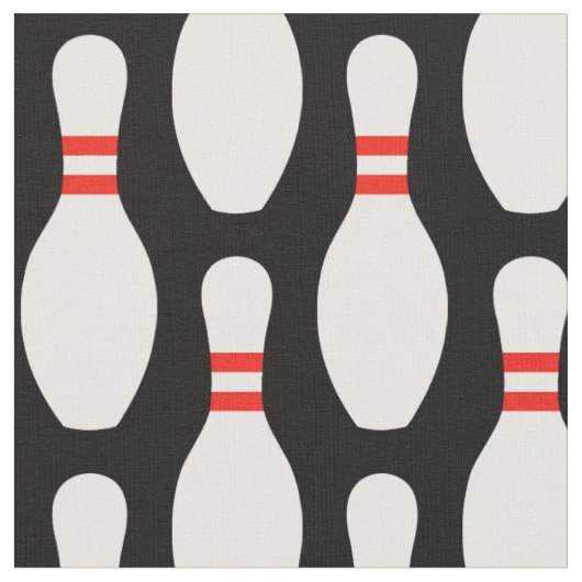 Bowling pin patroon stof voor DIY projecten (Close Up)