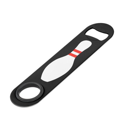 Bowling pin snelheid fles opener voor bowler speed flessenopener (Achterkant Gekanteld)