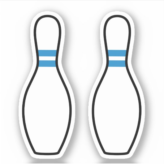 Bowling pin stickers (Voorkant)