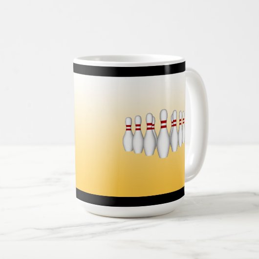 Bowling Pins: 3D Model: Koffie Mok (Voorkant rechts)