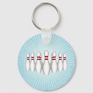 Bowling Pins: 3D-model: Sleutelhanger