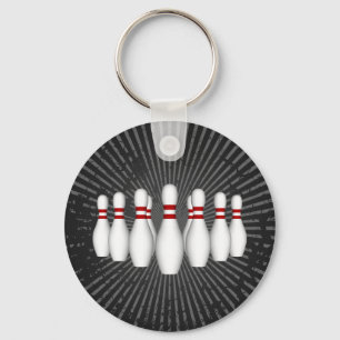 Bowling Pins: 3D-model: Sleutelhanger