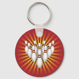 Bowling Pins: 3D-model: Sleutelhanger