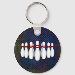 Bowling Pins: 3D-model: Sleutelhanger