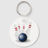 Bowling Pins en Ball Sleutelhanger (Voorkant)