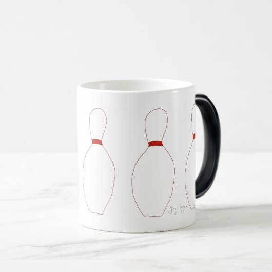 Bowling Pins-Mokken & Drinkware Magische Mok (Voorkant rechts)