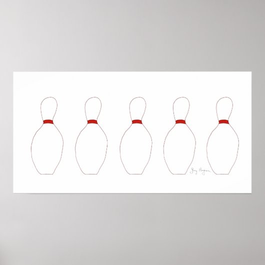 Bowling Pins Posters en Prints (Voorkant)